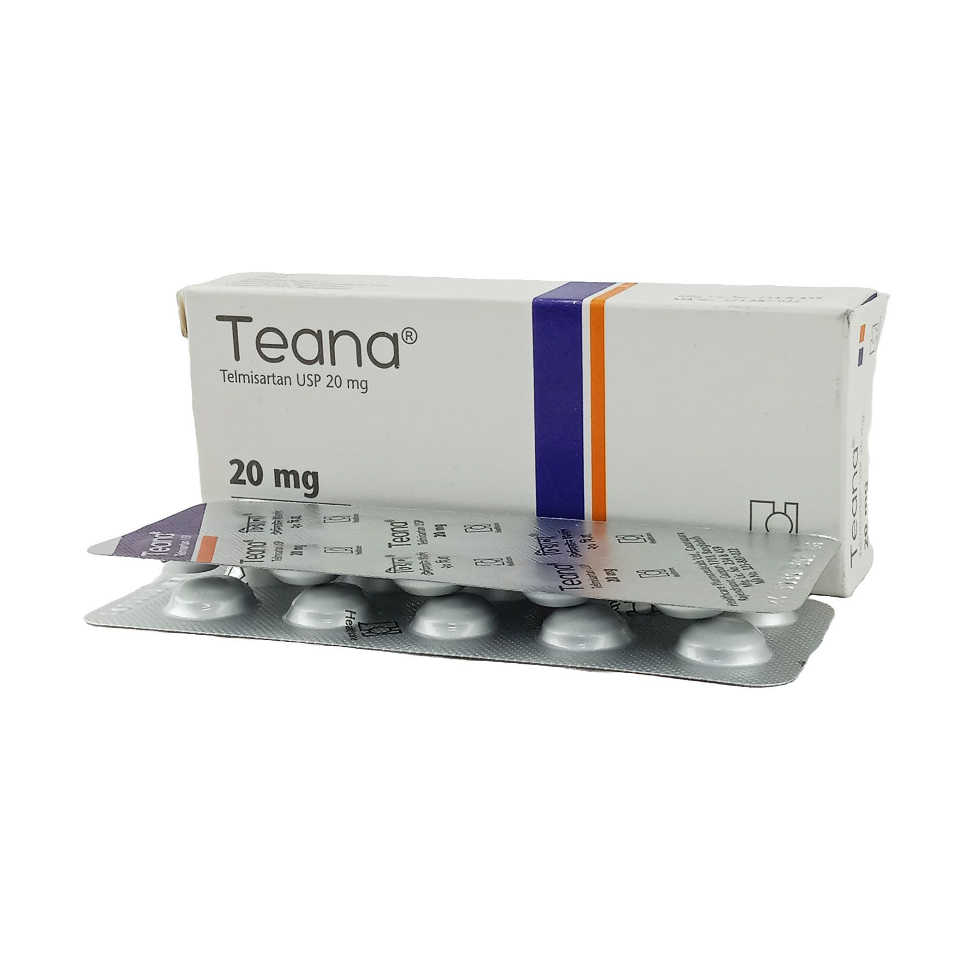 Pack Image: Teana 20 mg Tablet (3 x 10)