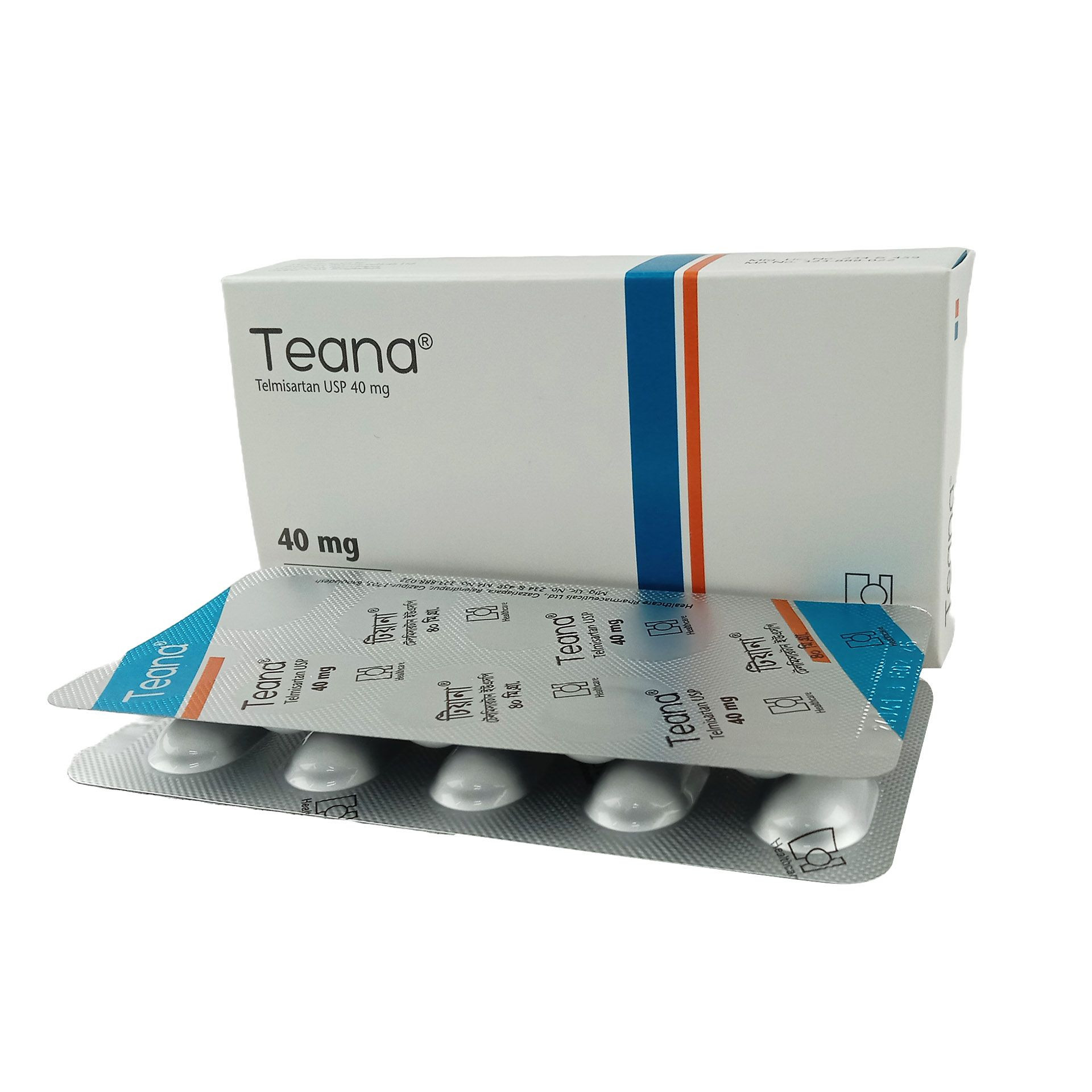 Pack Image: Teana 40 mg Tablet (3 x 10)