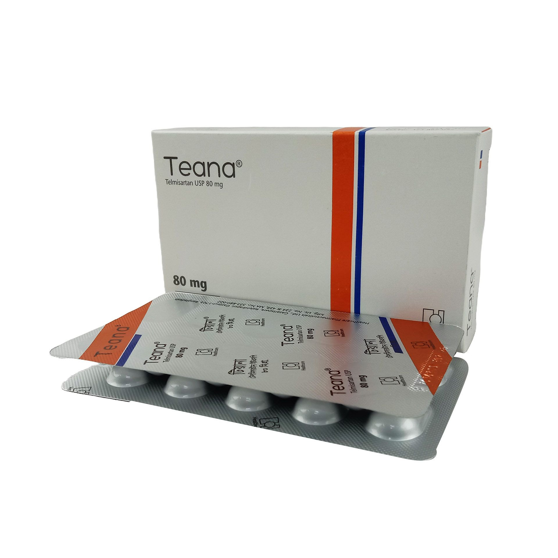 Pack Image: Teana 80 mg Tablet (3 x 10)