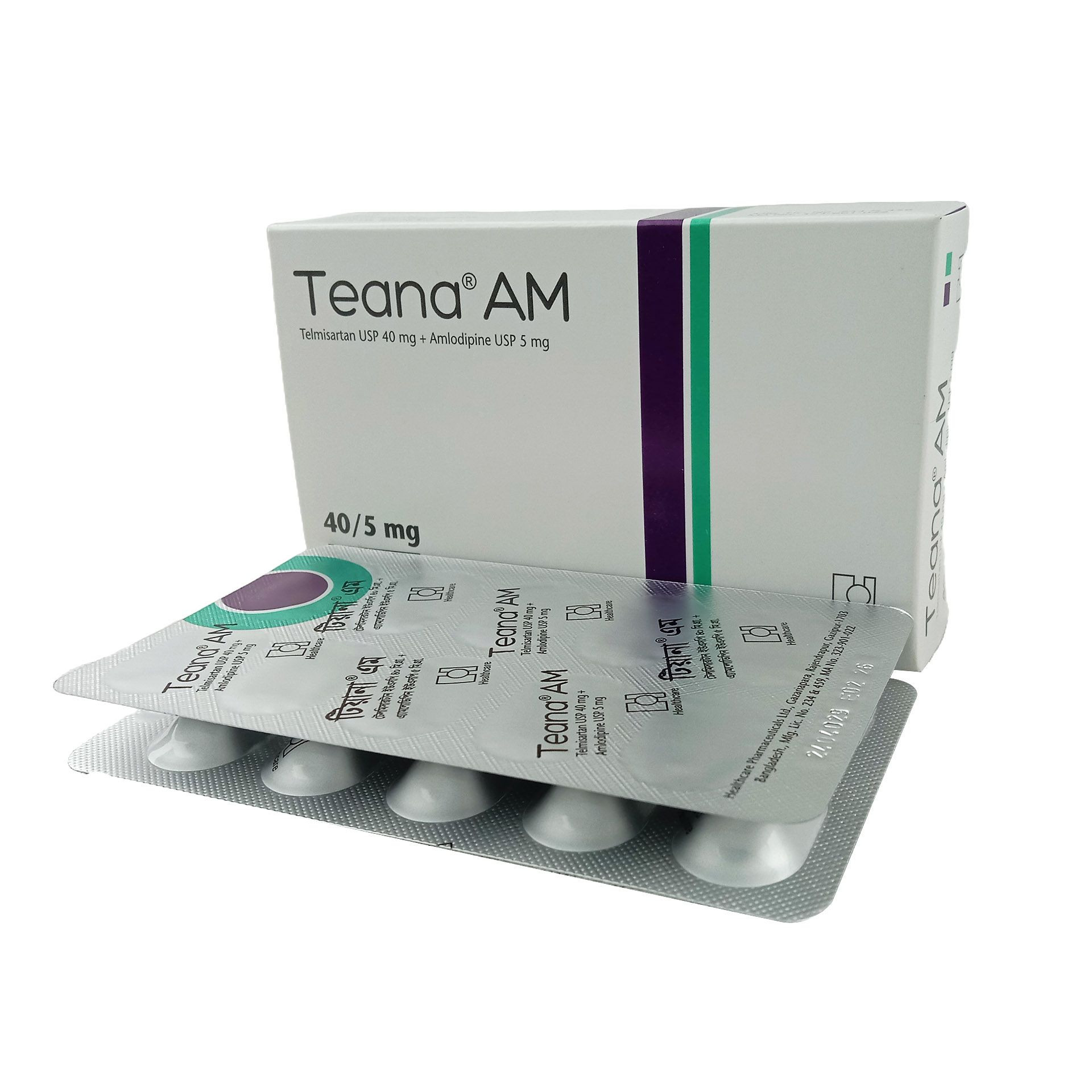 Pack Image: Teana AM 5 mg Tablet (3 x 10)