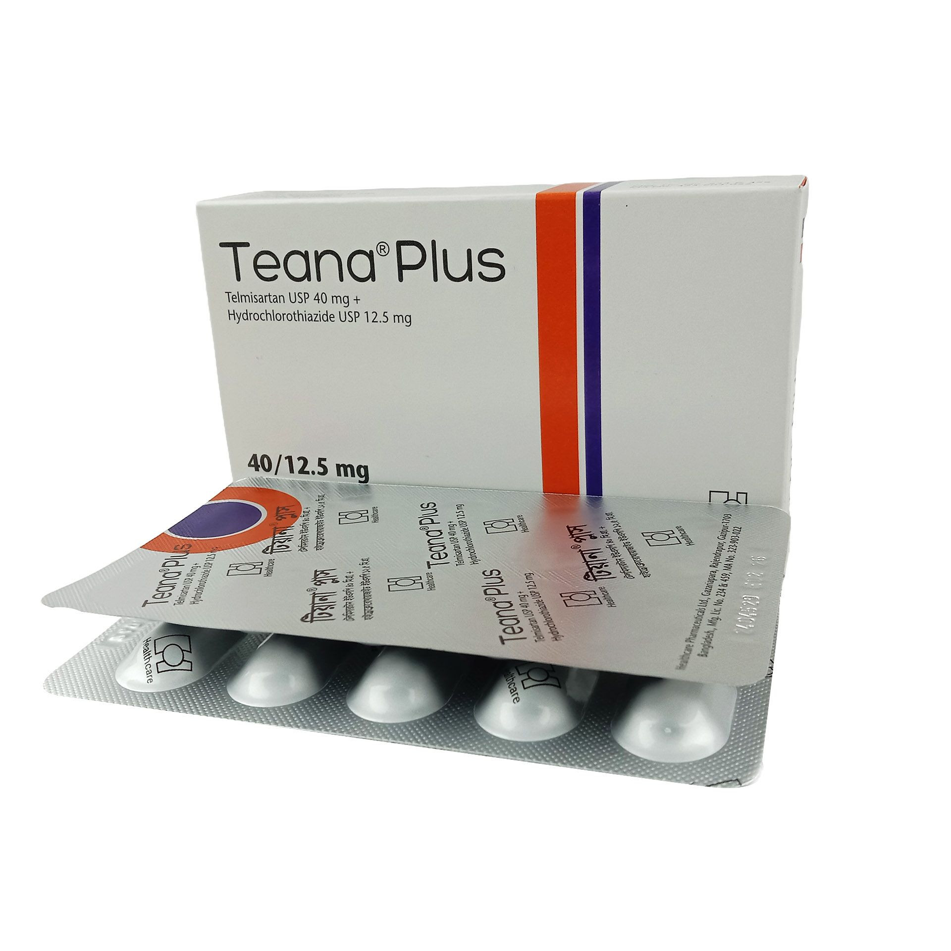 Pack Image: Teana Plus 40 mg Tablet (3 x 10)
