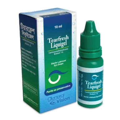 Pack Image: Tearfresh Liquigel 1% Eye Drop (10 ml drop)