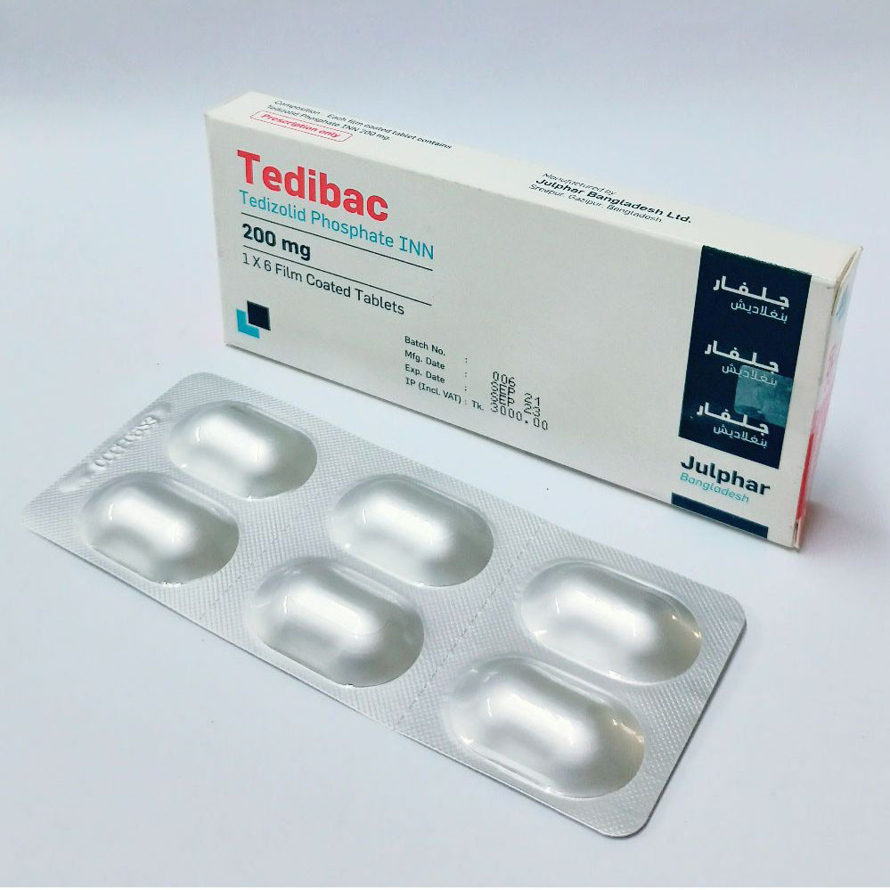 Pack Image: Tedibac 200 mg Tablet (1 x 6)