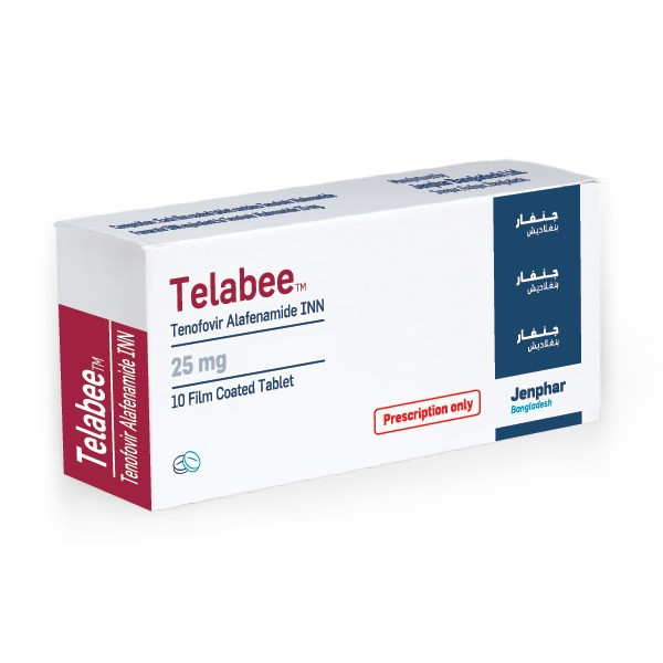 Pack Image: Telabee 25 mg Tablet (1 x 10)