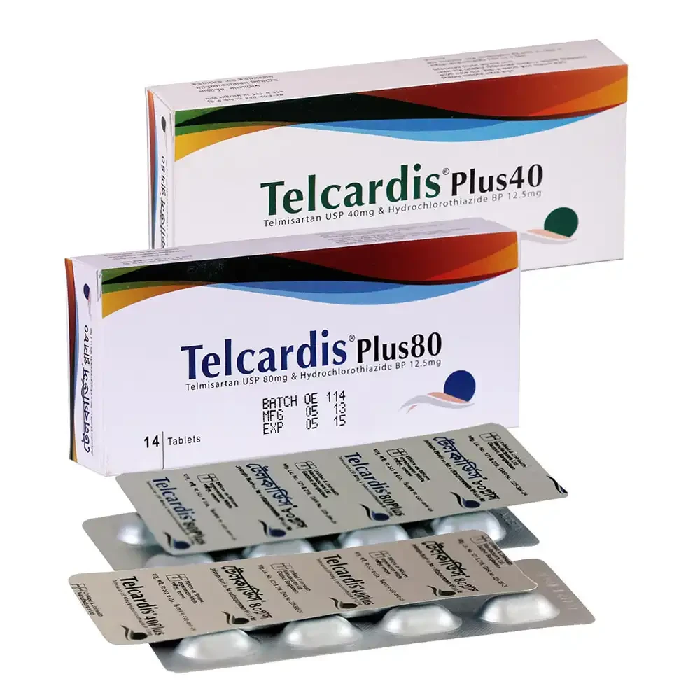 Pack Image: Telcardis Plus 80 mg Tablet (3 x 10)