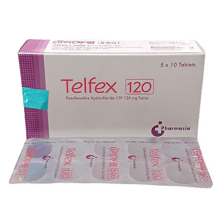 Pack Image: Telfex 120 mg Tablet (5 x 10)