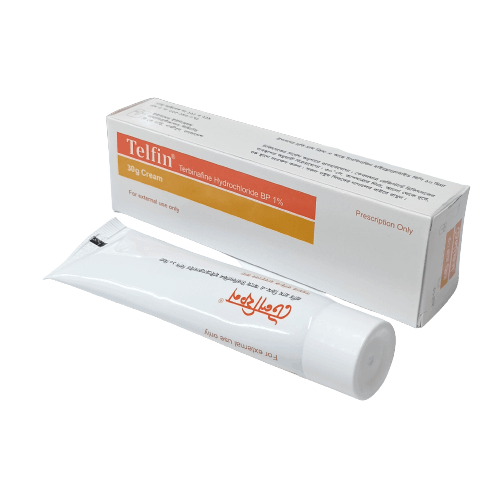 Pack Image: Telfin 1% Cream (30 gm tube)