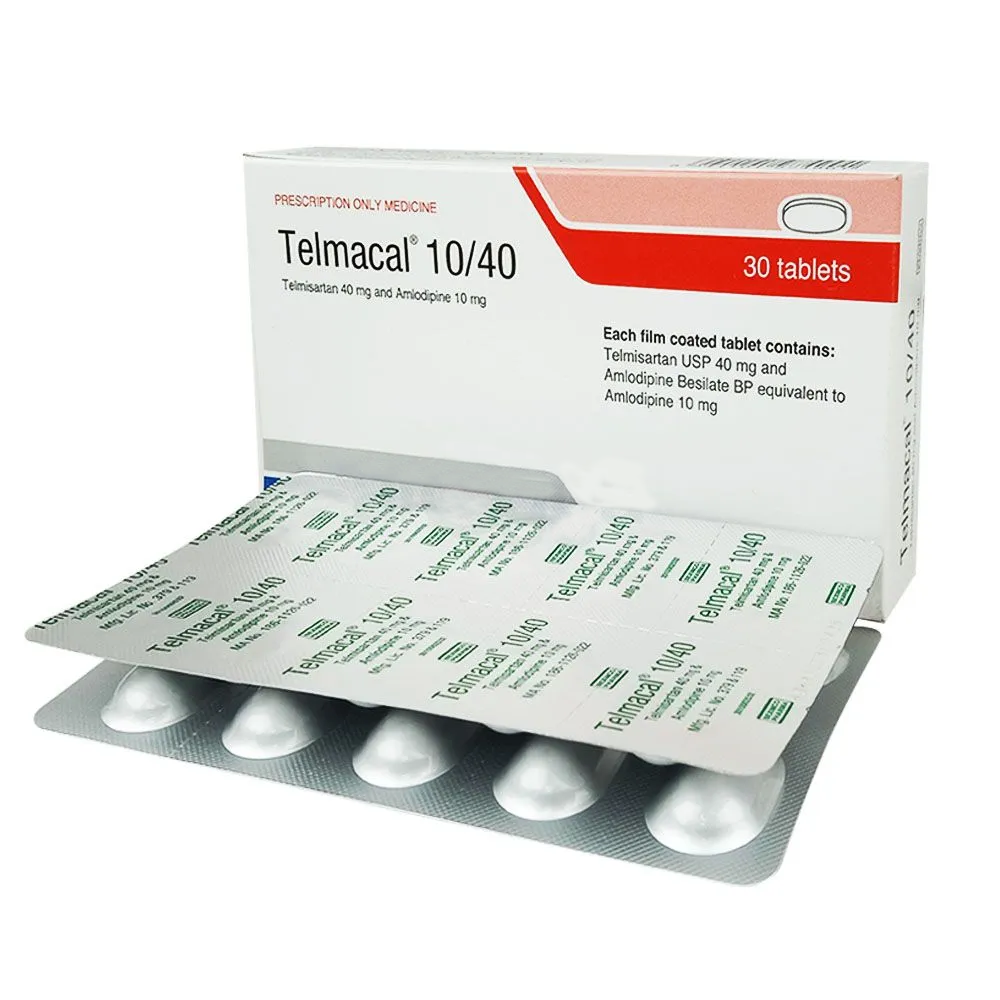 Pack Image: Telmacal 10 mg Tablet (3 x 10)