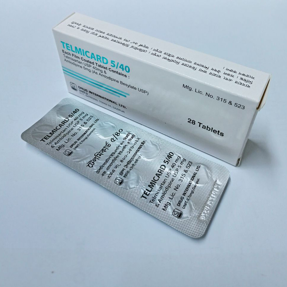 Pack Image: Telmicard 5/40 5 mg Tablet (3 x 10)