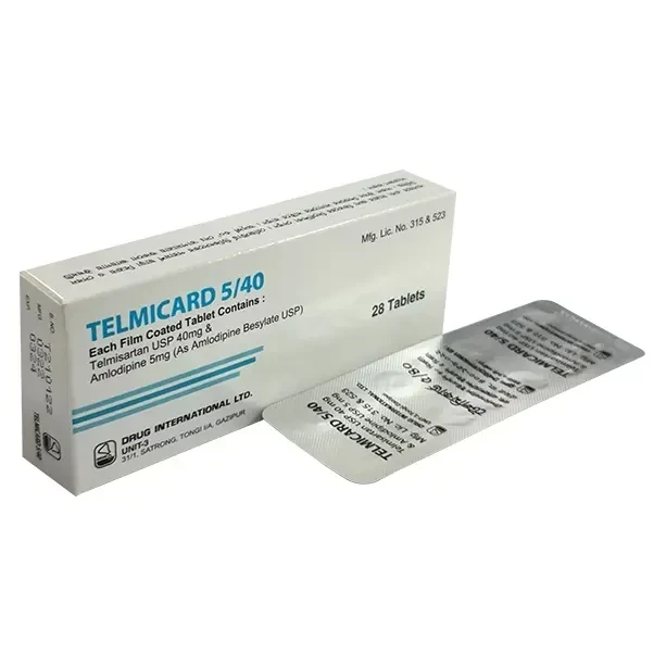 Pack Image: Telmicard 5/40 5 mg Tablet (3 x 10)