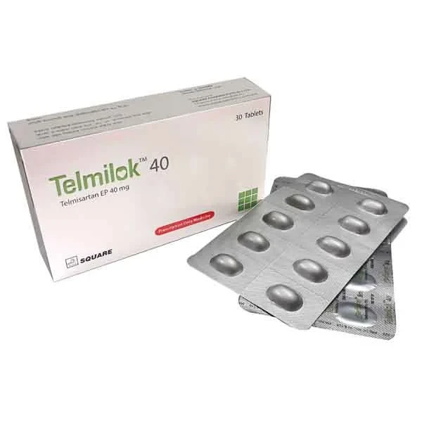 Pack Image: Telmilok 40 mg Tablet (3 x 10)