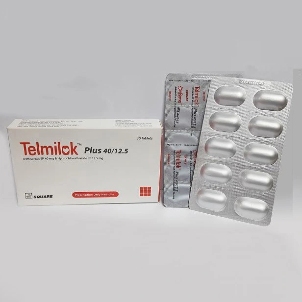 Pack Image: Telmilok Plus 40 mg Tablet (3 x 10)