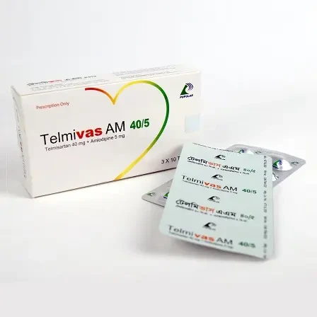 Pack Image: Telmivas AM 5 mg Tablet (3 x 10)