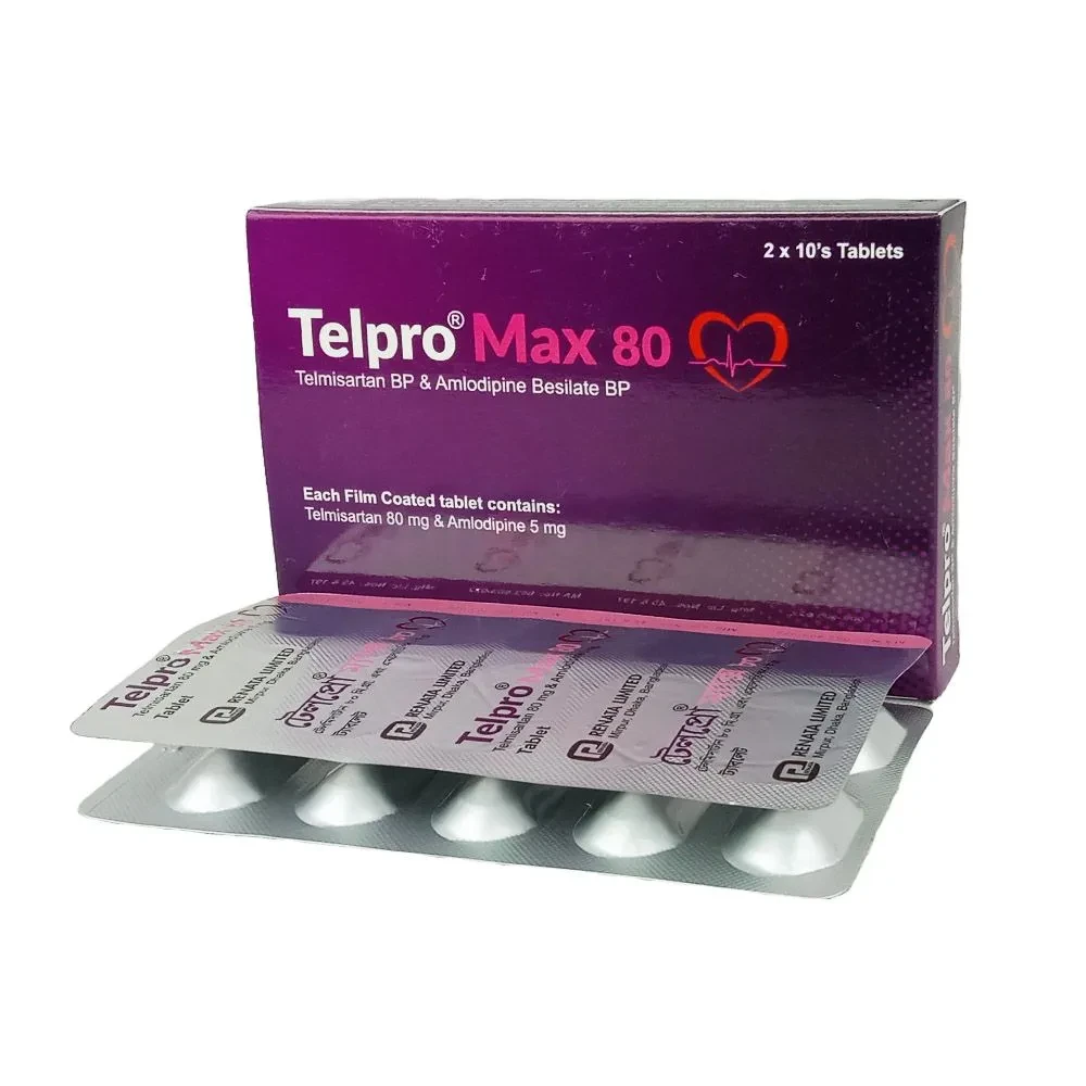 Pack Image: Telpro Max 5 mg Tablet (3 x 10)