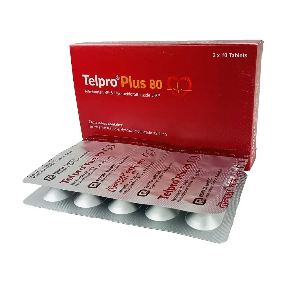 Pack Image: Telpro Plus 80 mg Tablet (2 x 10)