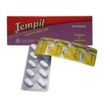 Pack Image: Tempil 500 mg Tablet (20 x 10)