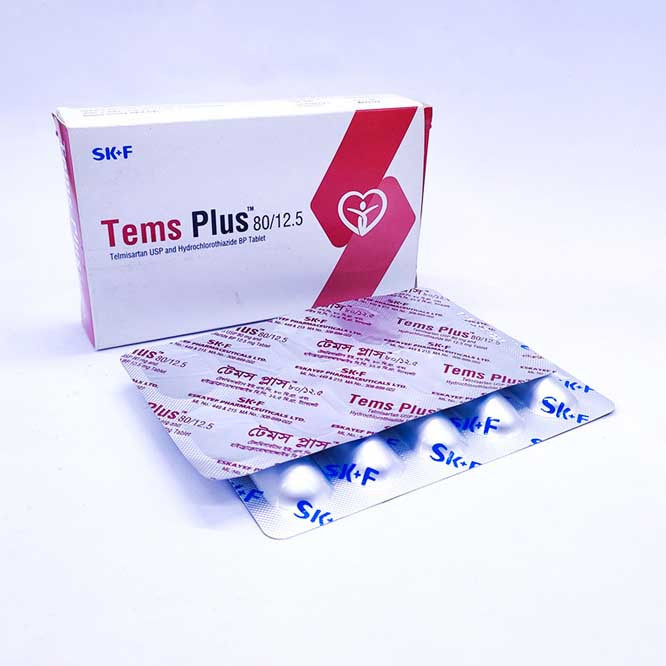 Pack Image: Tems Plus 80 mg Tablet (3 x 10)