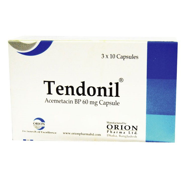 Pack Image: Tendonil 60 mg Capsule (3 x 10)