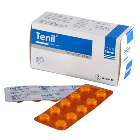 Pack Image: Tenil 3 mg Tablet (10 x 10)