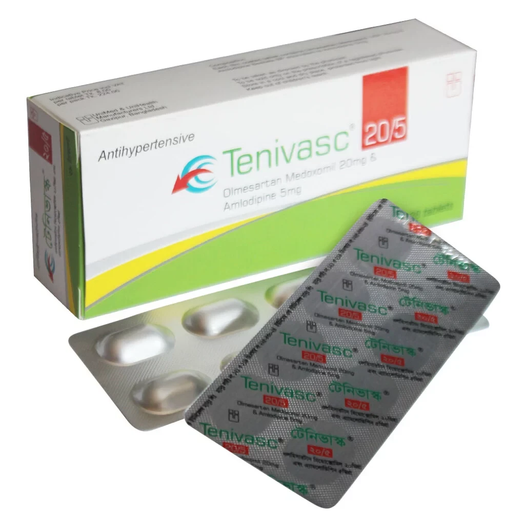 Pack Image: Tenivasc 5 mg Tablet (3 x 10)