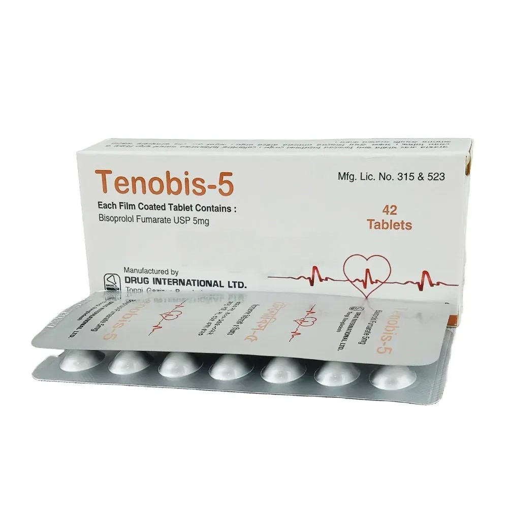 Pack Image: Tenobis 5 mg Tablet (3 x 14)