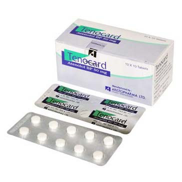 Pack Image: Tenocard 50 mg Tablet (10 x 10)
