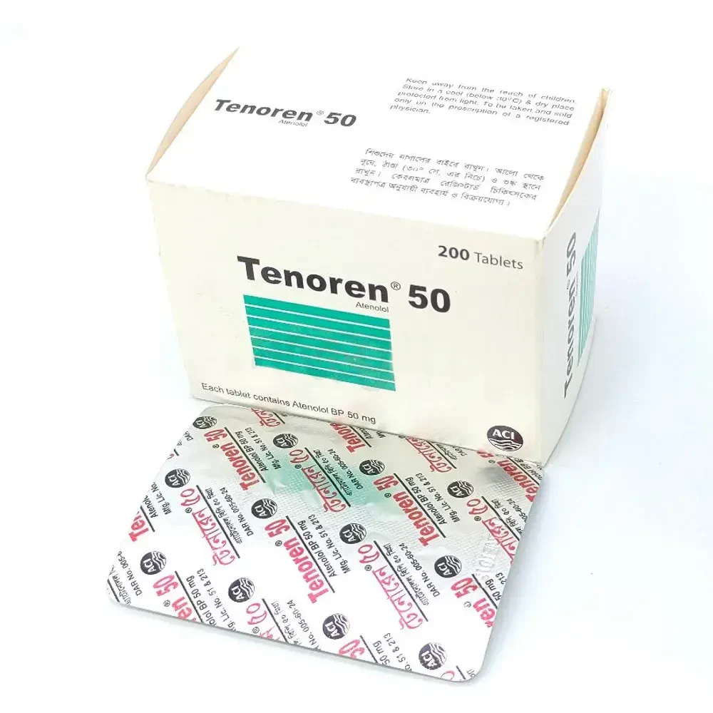 Pack Image: Tenoren 50 mg Tablet (10 x 20)