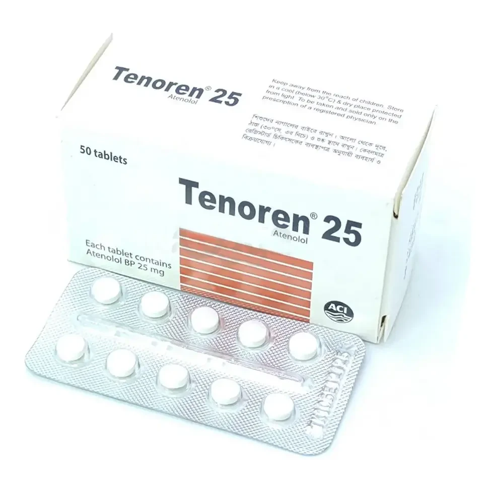 Pack Image: Tenoren 25 mg Tablet (5 x 10)