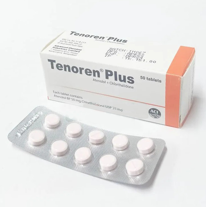 Pack Image: Tenoren Plus 50 mg Tablet (5 x 10)