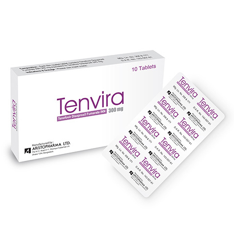 Pack Image: Tenvira 300 mg Tablet (1 x 10)