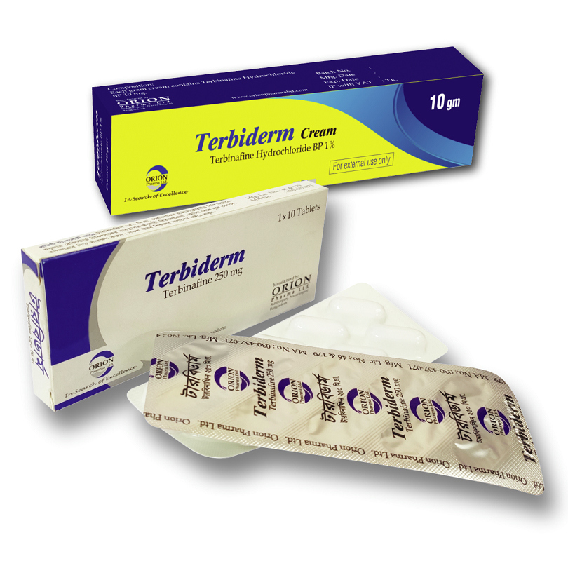 Pack Image: Terbiderm 1% Cream (10 gm tube)