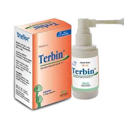 Pack Image: Terbin 1% Spray (30 ml bottle)