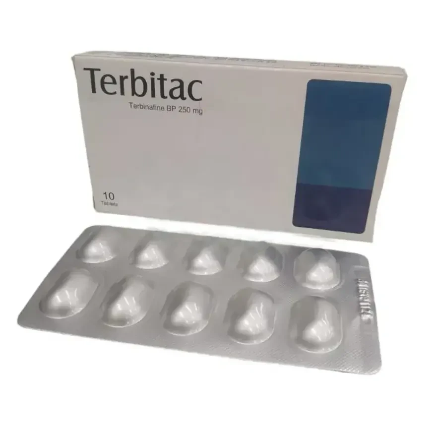 Pack Image: Terbitac 250 mg Tablet (1 x 10)