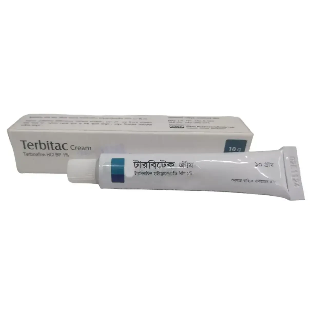 Pack Image: Terbitac 1% Cream (10 gm tube)
