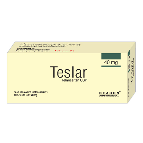 Pack Image: Teslar 40 mg Tablet (4 x 7)