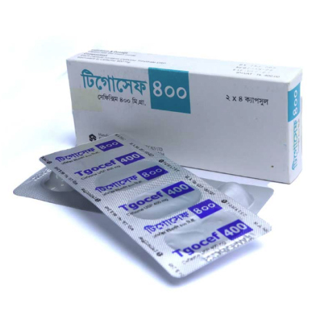 Pack Image: Tgocef 400 mg Capsule (2 x 4)
