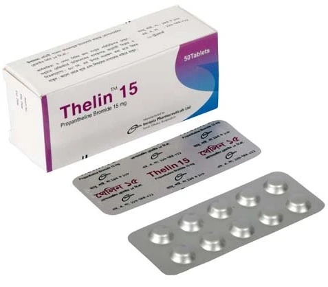 Pack Image: Thelin 15 mg Tablet (5 x 10)