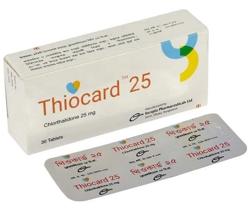 Pack Image: Thiocard 25 mg Tablet (3 x 10)