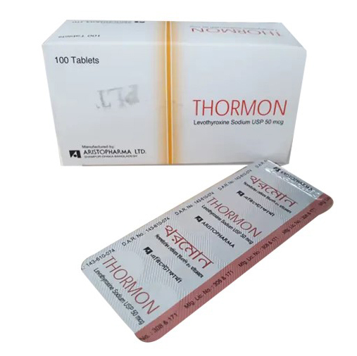 Pack Image: Thormon 50 mcg Tablet (10 x 10)