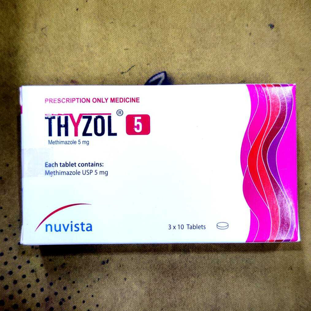Pack Image: Thyzol 5 mg Tablet (3 x 10)
