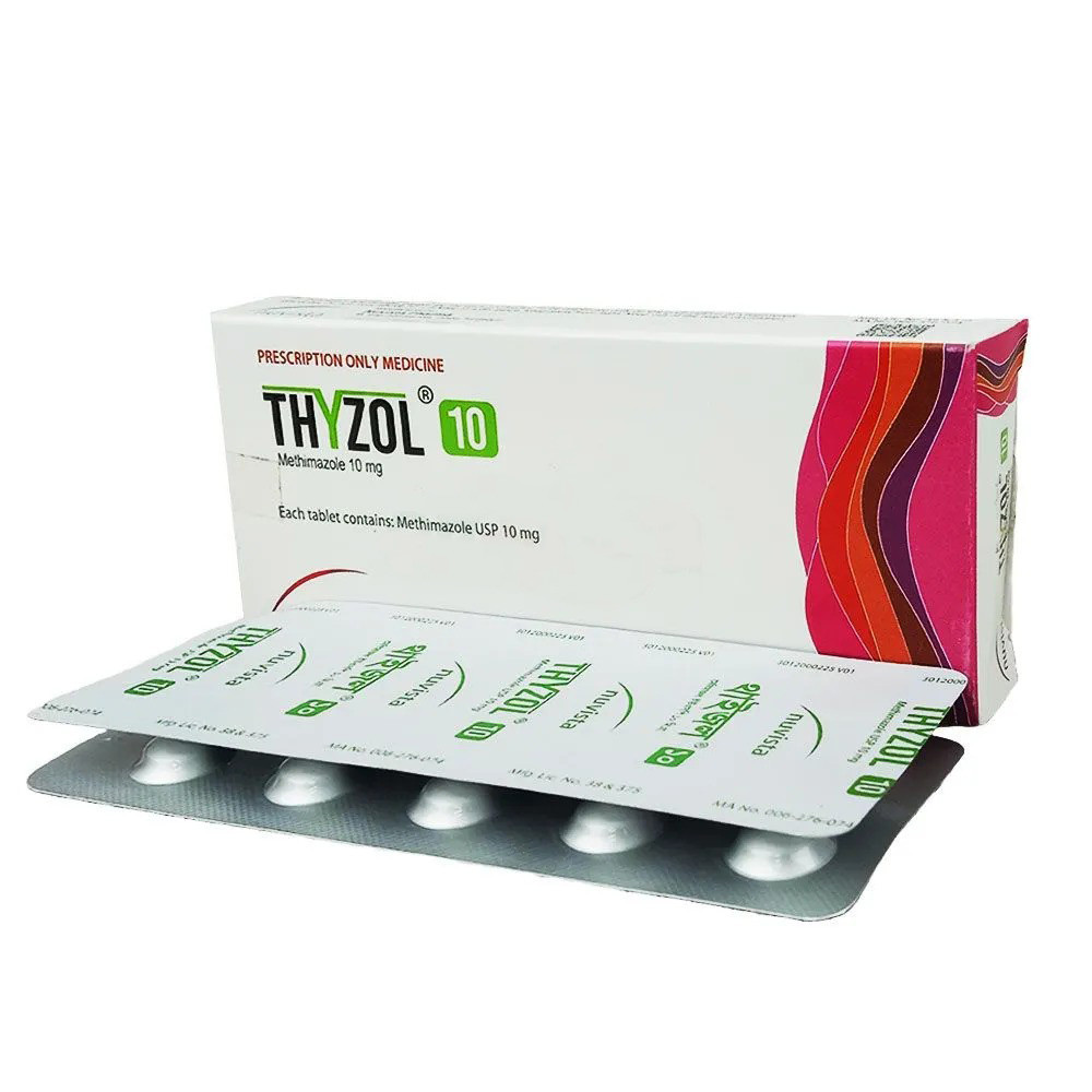 Pack Image: Thyzol 10 mg Tablet (3 x 10)