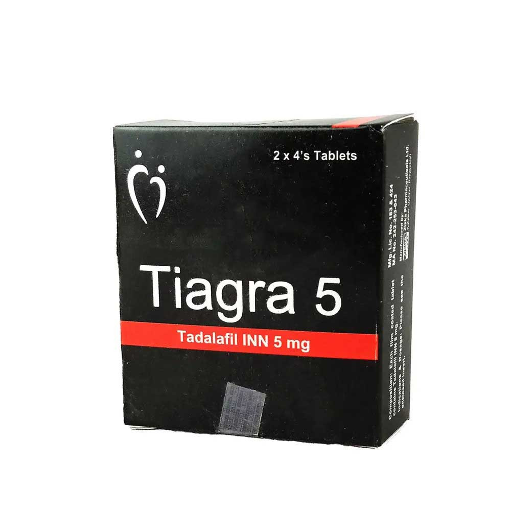 Pack Image: Tiagra 5 mg Tablet (1 x 4)