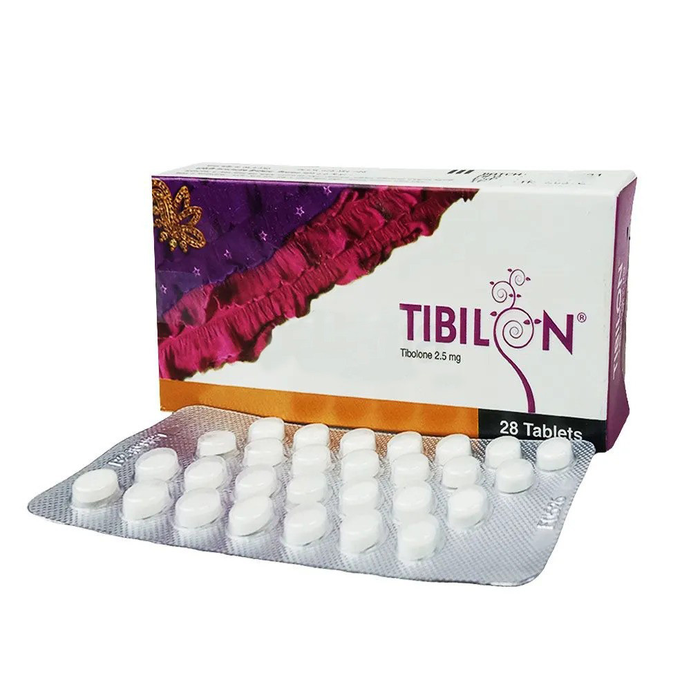 Pack Image: Tibilon 2.5 mg Tablet (1 x 28)