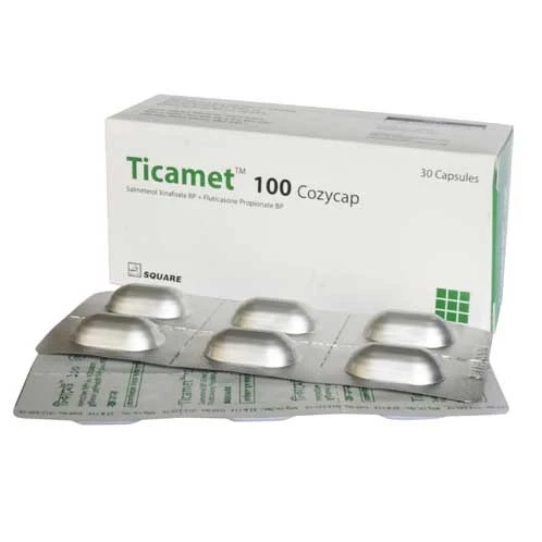 Pack Image: Ticamet 50 mcg Inhalation Capsule (5 x 6)