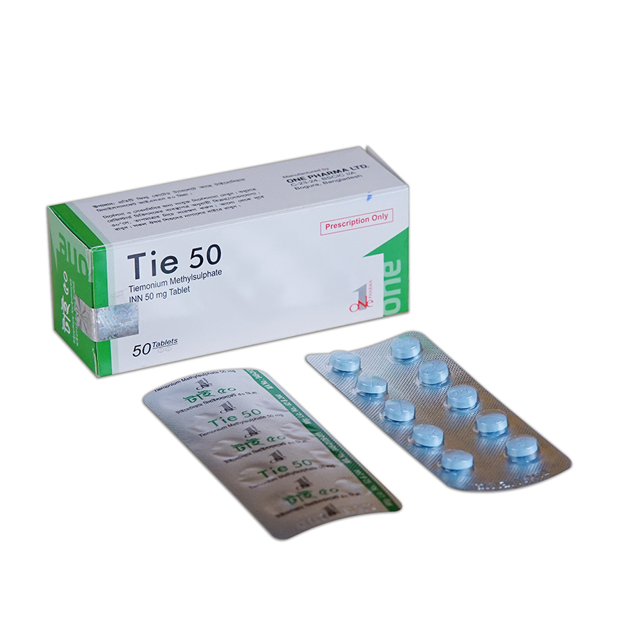 Pack Image: Tie 50 mg Tablet (5 x 10)