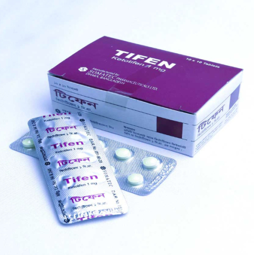 Pack Image: Tifen 1 mg Tablet (10 x 10)
