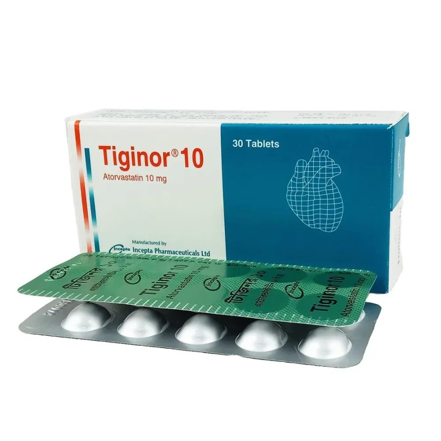 Pack Image: Tiginor 10 mg Tablet (3 x 10)