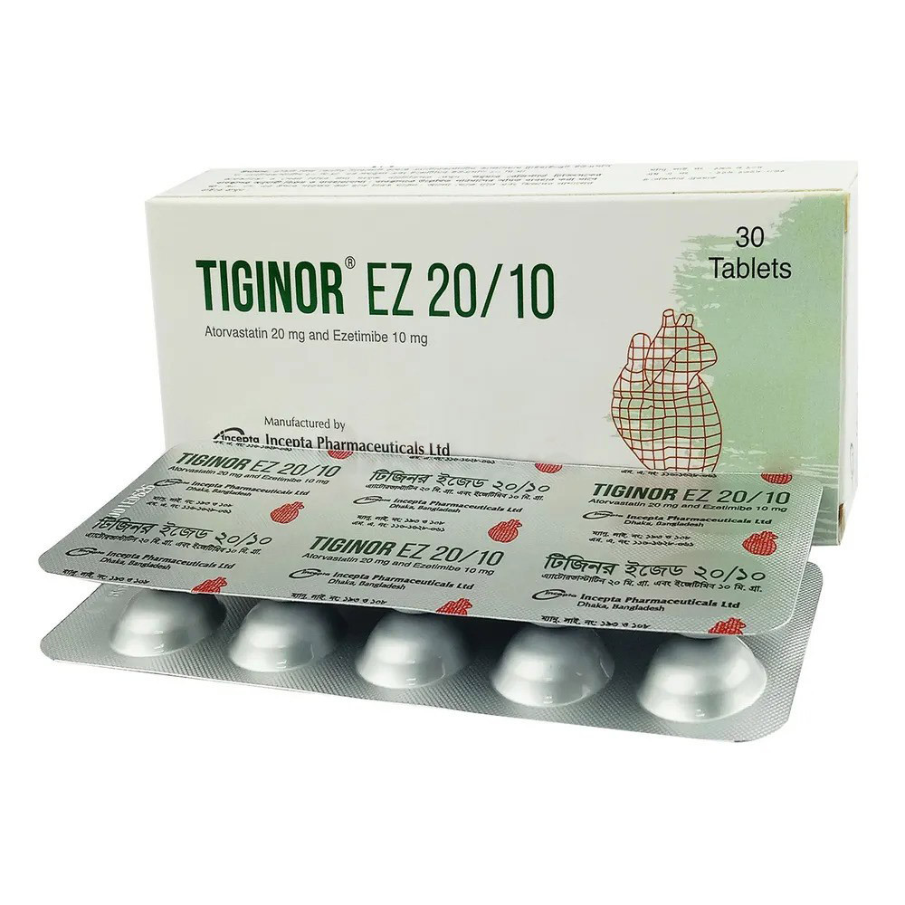 Pack Image: Tiginor EZ 20 mg Tablet (3 x 10)