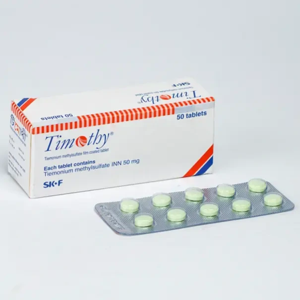 Pack Image: Timothy 50 mg Tablet (5 x 10)