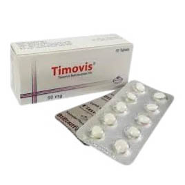 Pack Image: Timovis 50 mg Tablet (5 x 10)